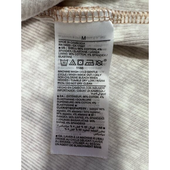 Old Navy Dress Womens Medium Tan Ditzy‎ Floral Ribbed Cami Mini - Picture 9 of 11